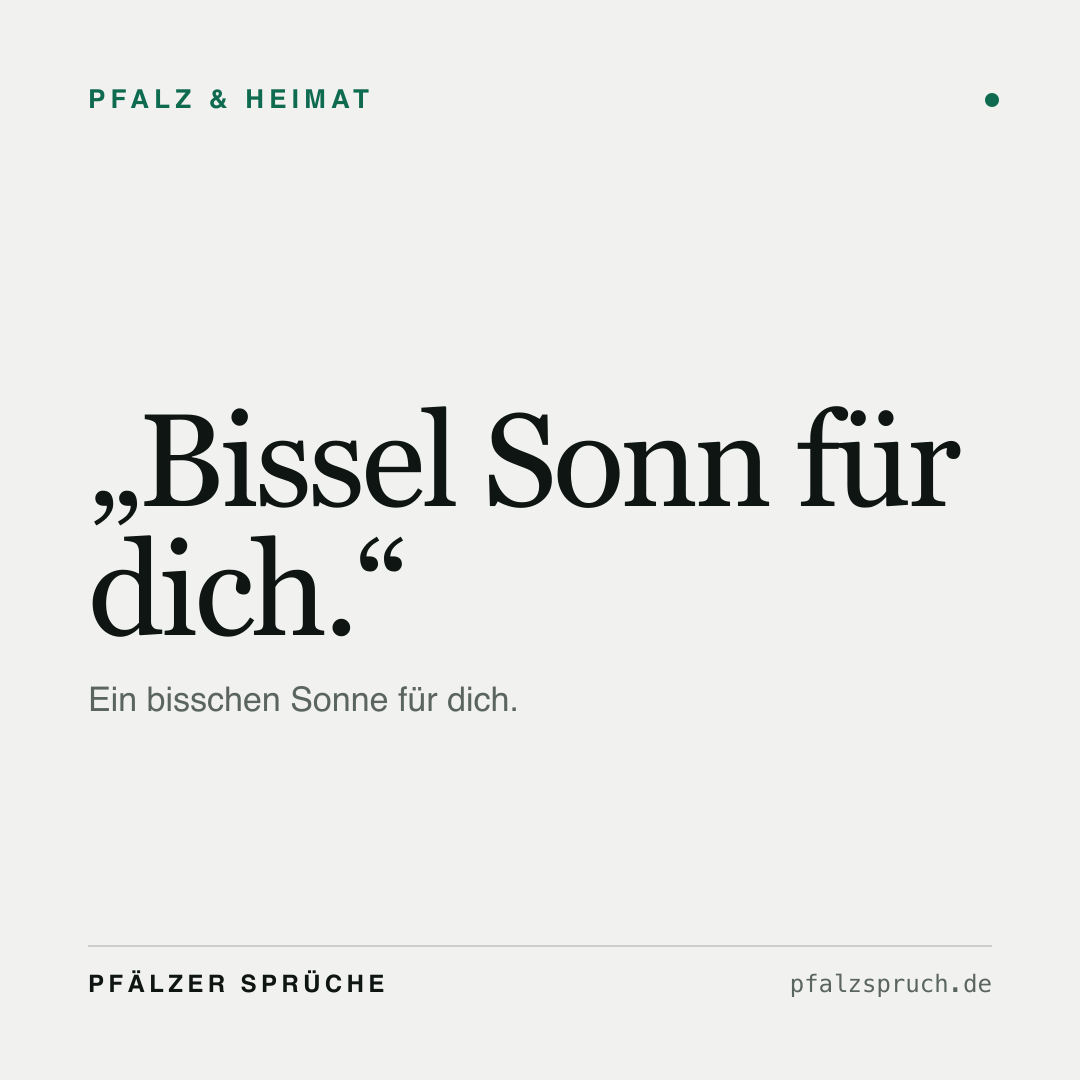 Vorschau der Karte für Bissel Sonn für dich.