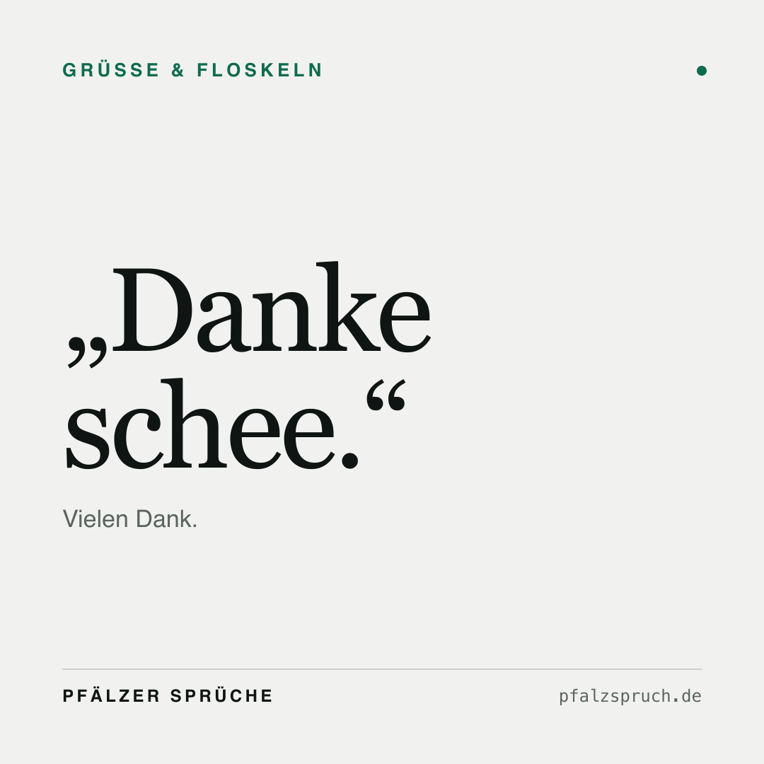 Vorschau der Karte für Danke schee.