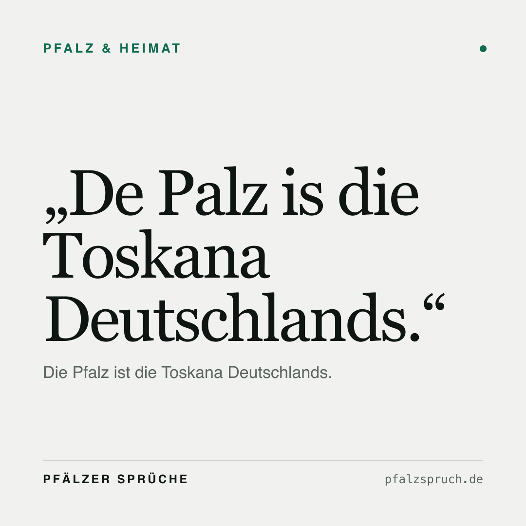 Vorschau der Karte für De Palz is die Toskana Deutschlands.