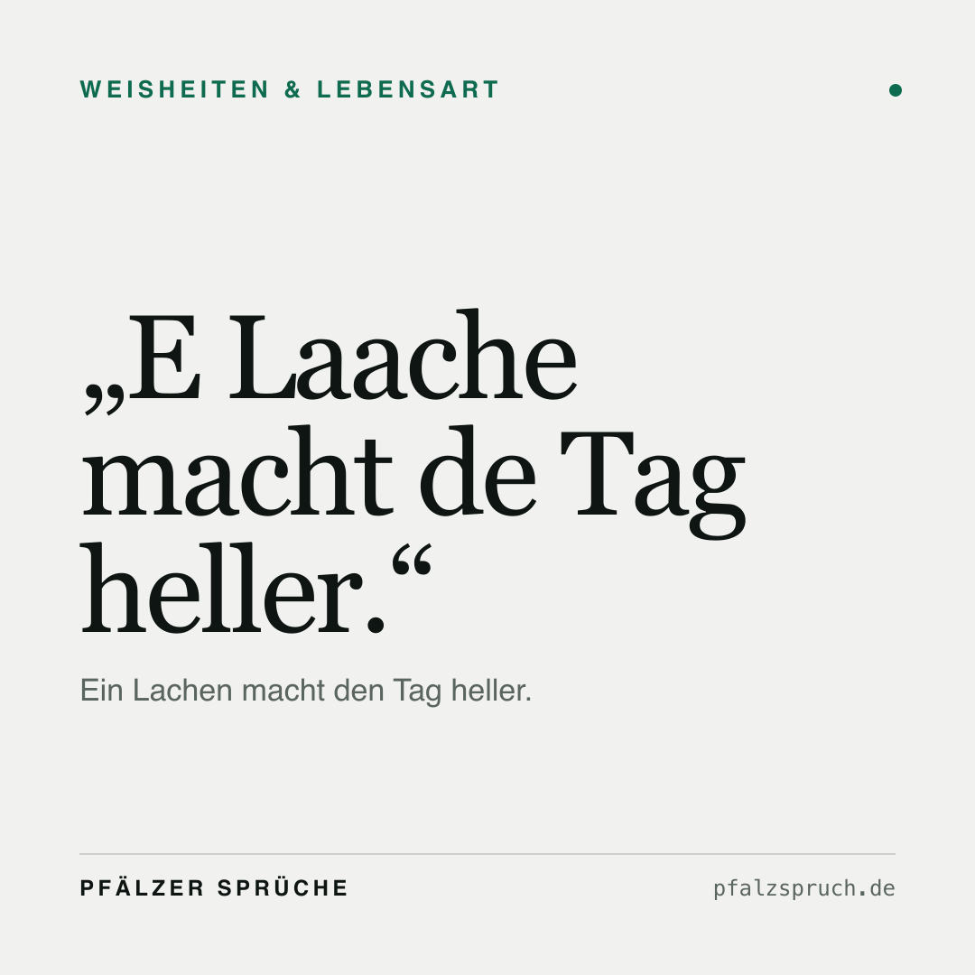 Vorschau der Karte für E Laache macht de Tag heller.