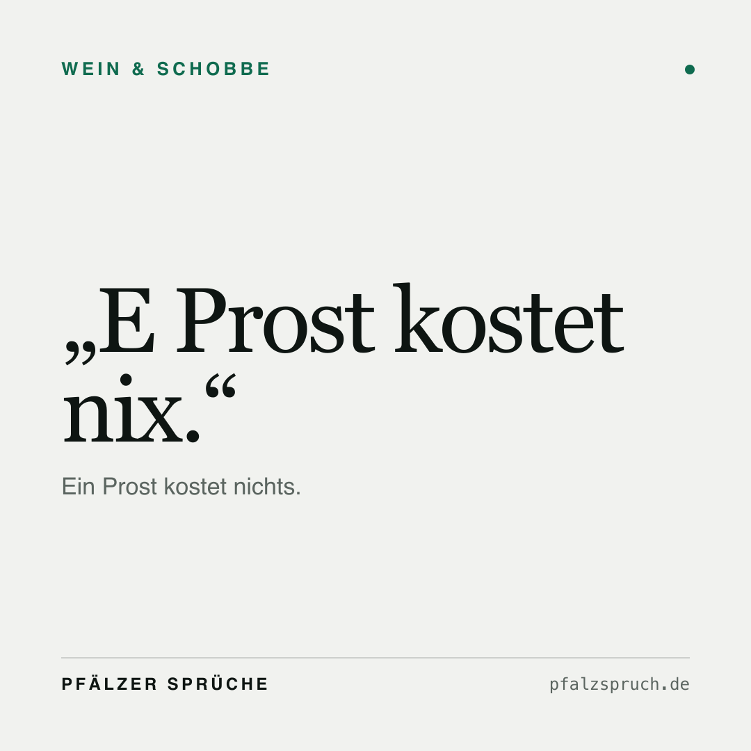 Vorschau der Karte für E Prost kostet nix.