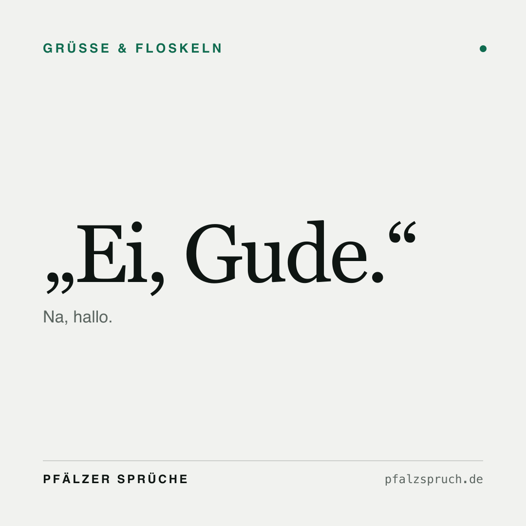 Vorschau der Karte für Ei, Gude.