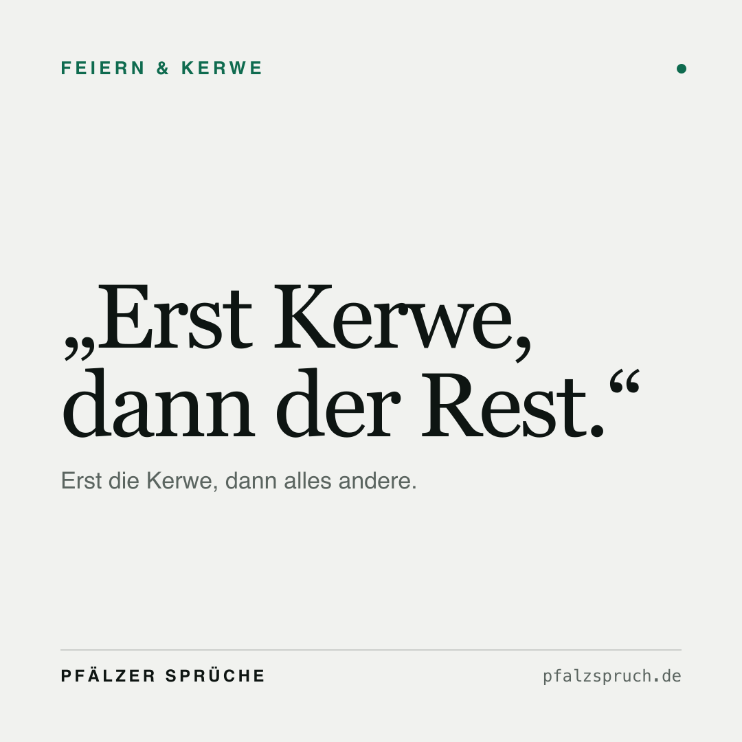 Vorschau der Karte für Erst Kerwe, dann der Rest.