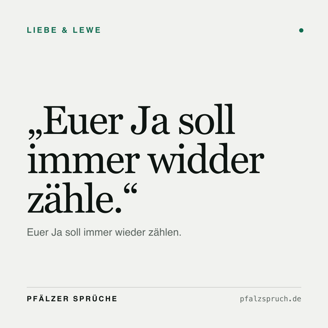 Vorschau der Karte für Euer Ja soll immer widder zähle.