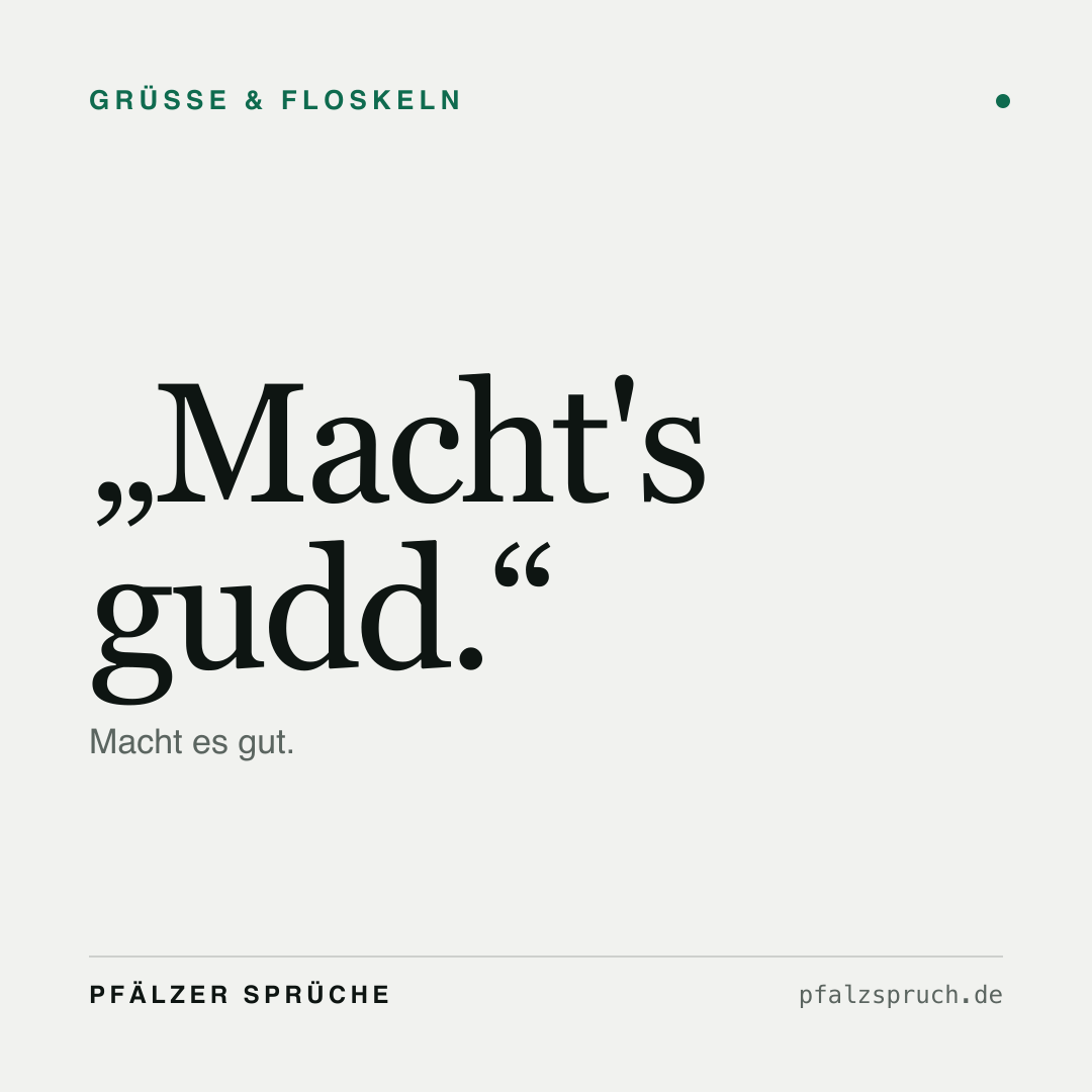 Vorschau der Karte für Macht's gudd.