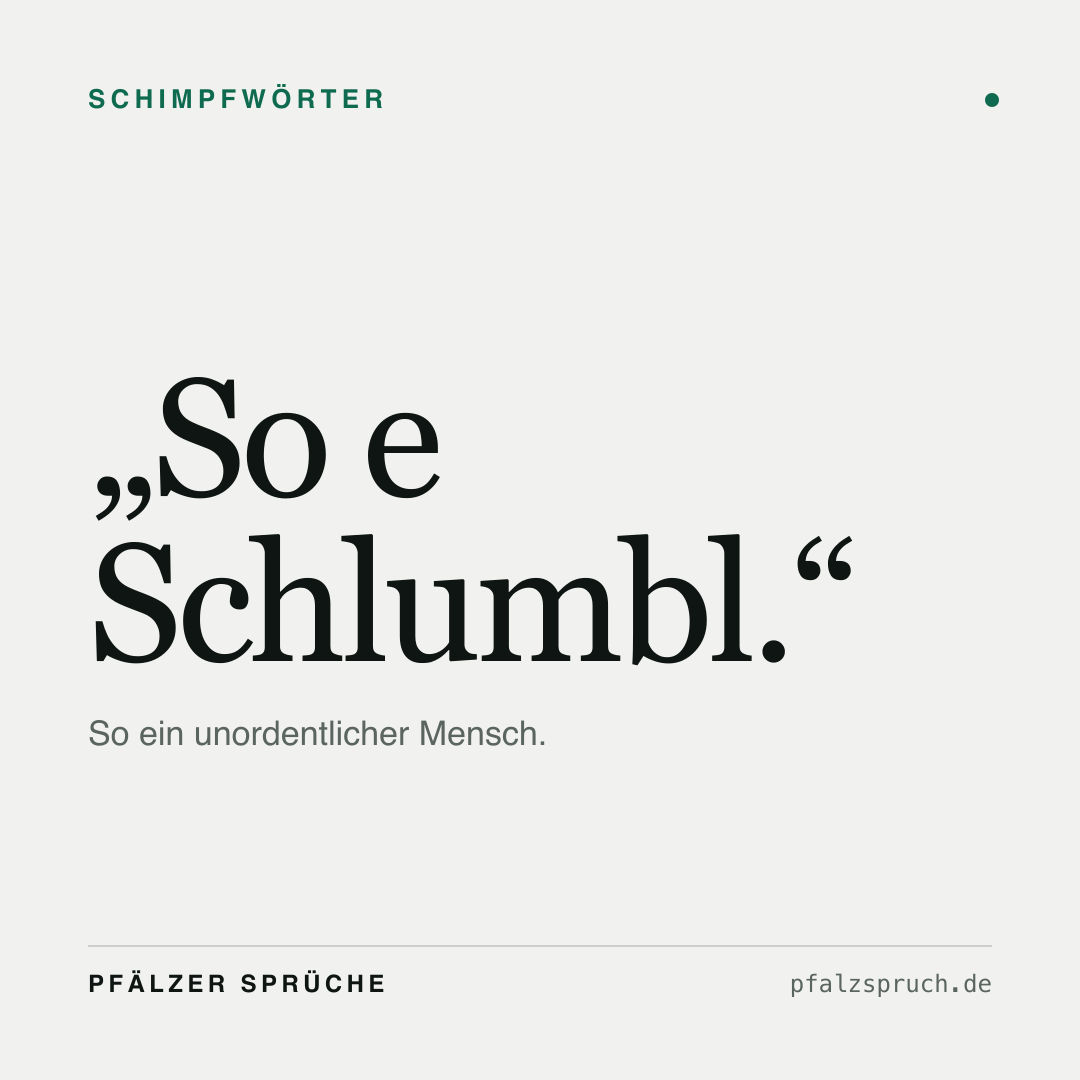 Vorschau der Karte für So e Schlumbl.