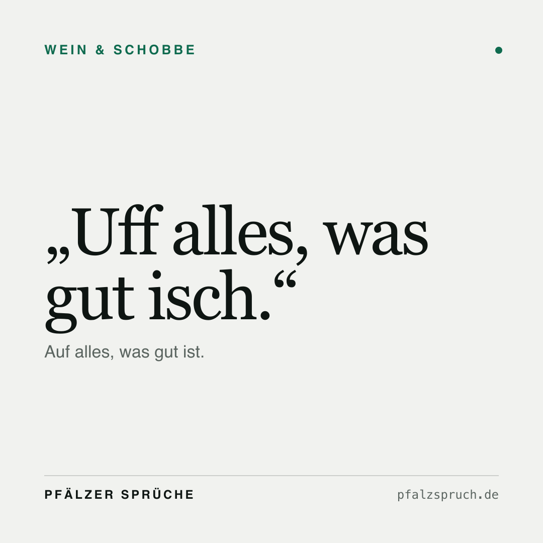 Vorschau der Karte für Uff alles, was gut isch.