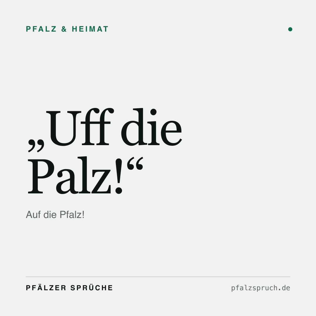 Vorschau der Karte für Uff die Palz!