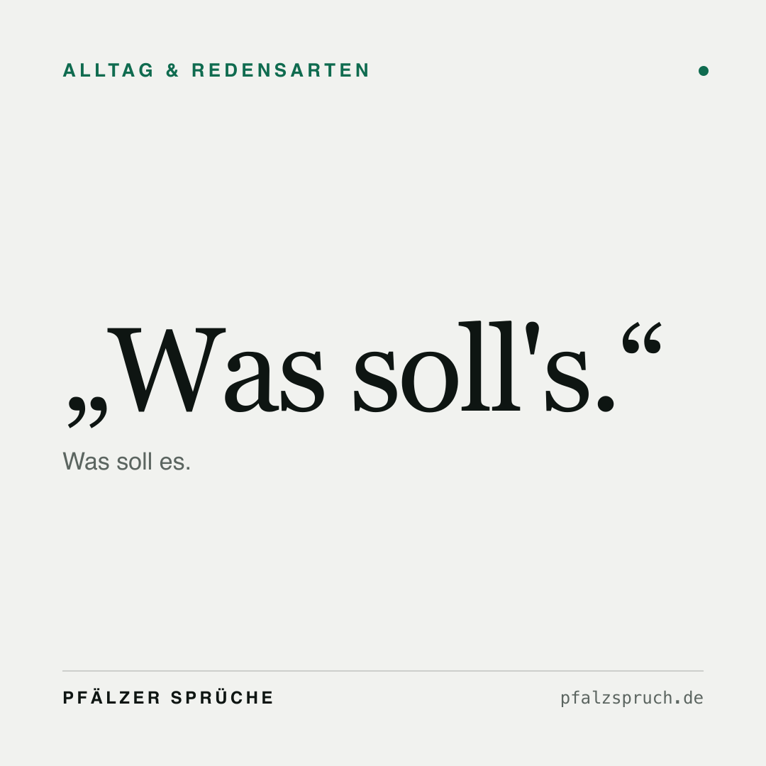 Vorschau der Karte für Was soll's.