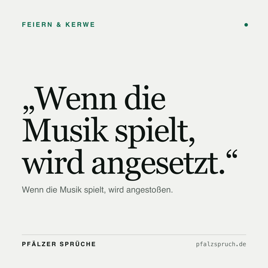 Vorschau der Karte für Wenn die Musik spielt, wird angesetzt.
