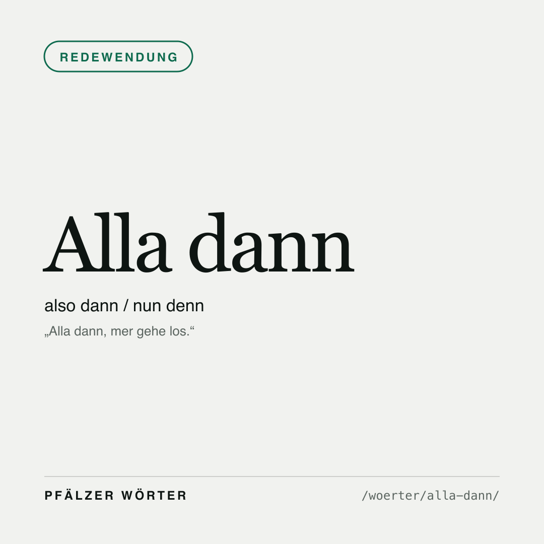 Vorschau der Karte für Alla dann