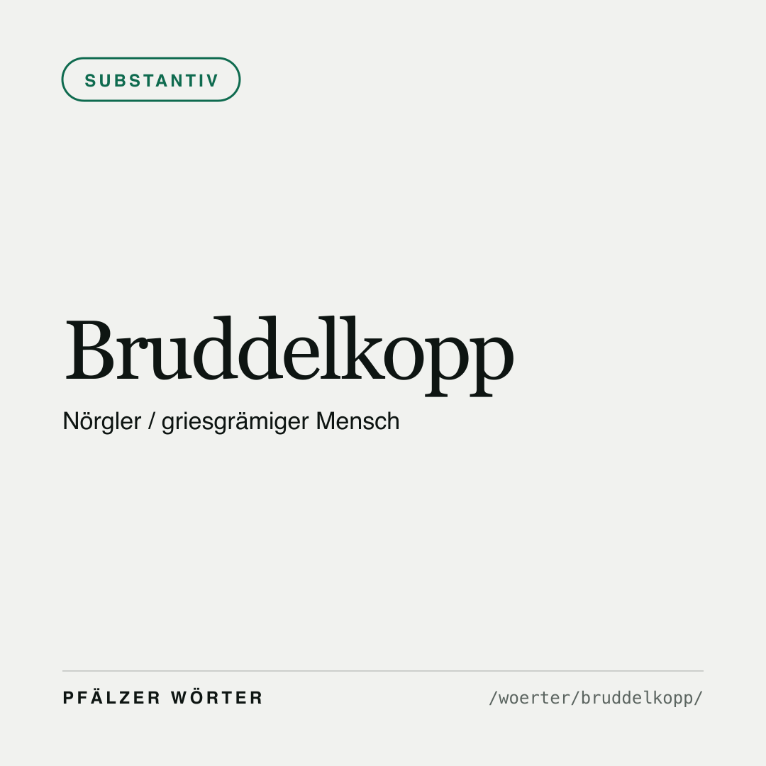 Vorschau der Karte für Bruddelkopp