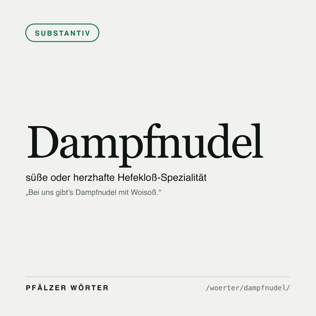 Vorschau der Karte für Dampfnudel