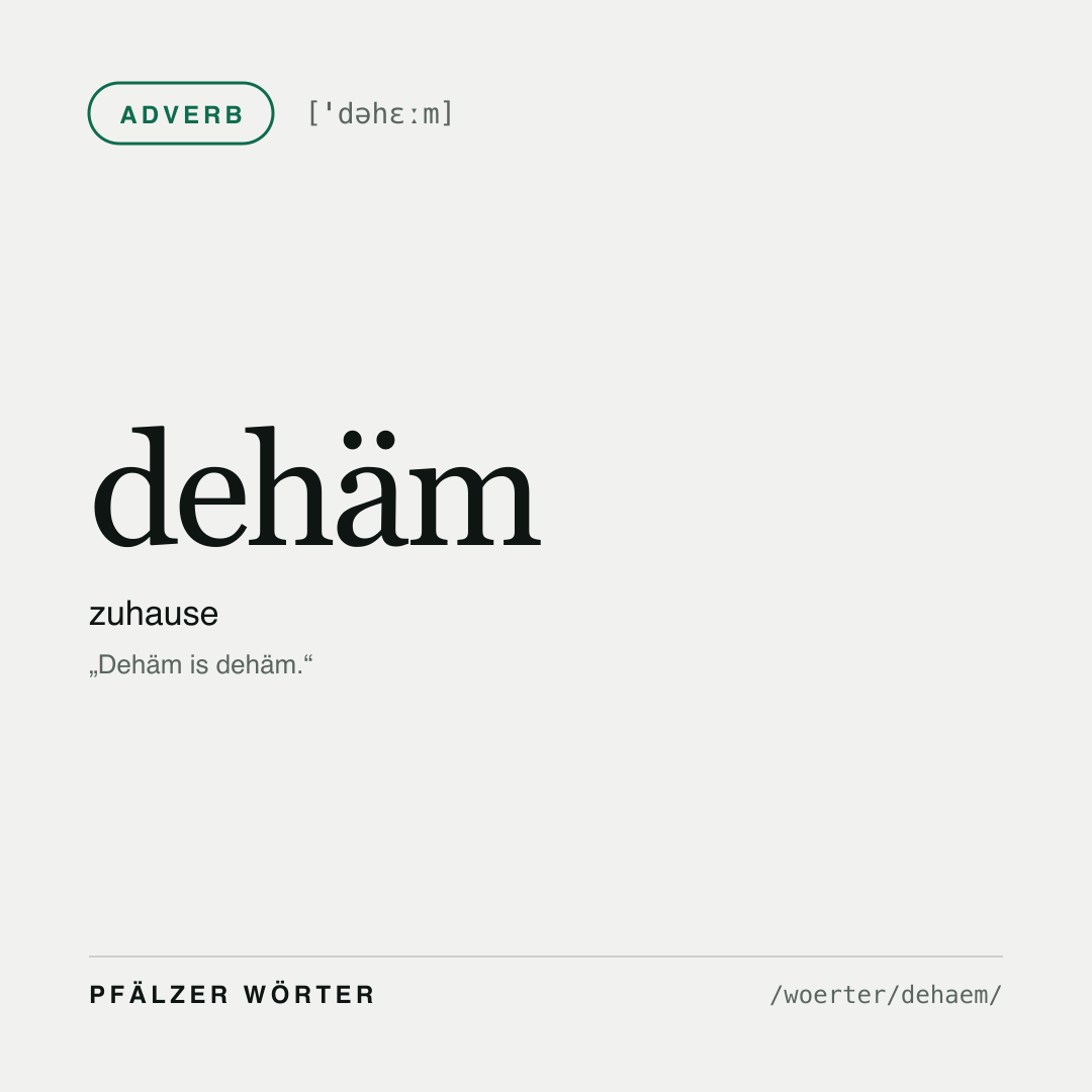 Vorschau der Karte für dehäm