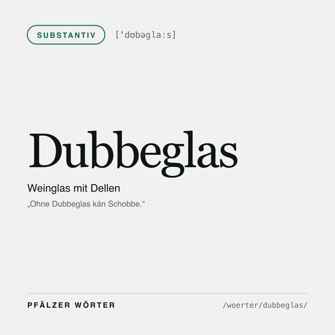 Vorschau der Karte für Dubbeglas