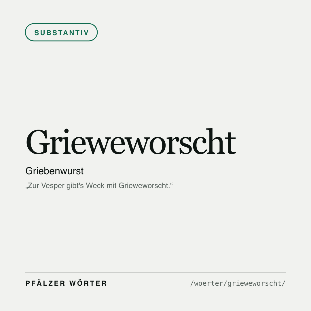 Vorschau der Karte für Grieweworscht
