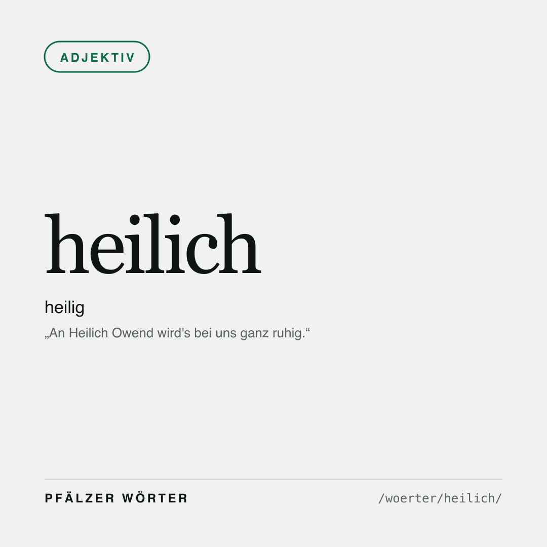 Vorschau der Karte für heilich