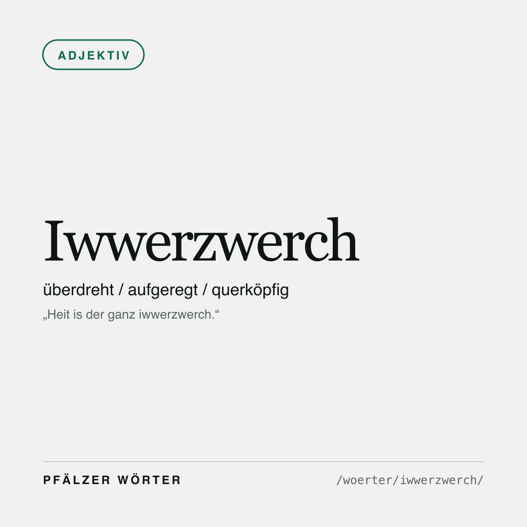 Vorschau der Karte für Iwwerzwerch