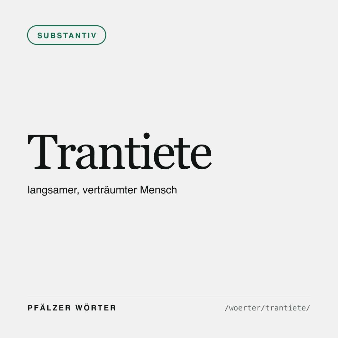 Vorschau der Karte für Trantiete