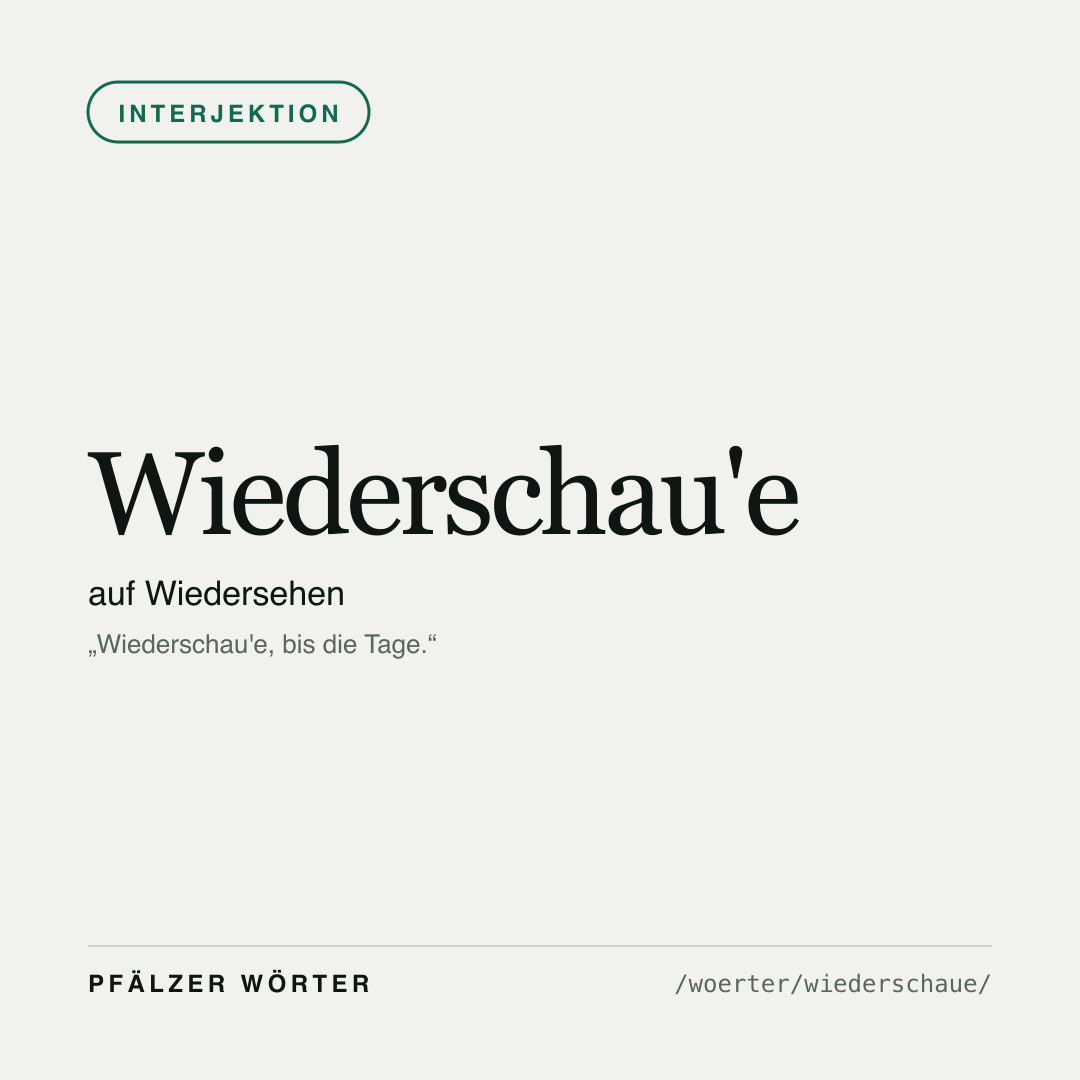 Vorschau der Karte für Wiederschau'e